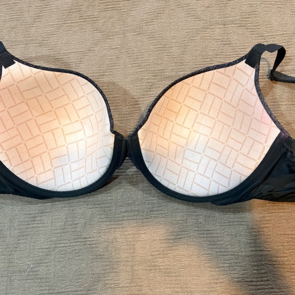 Victoria's Secret Uplift Semi Dem Bra Black & Gray Women's 34DDD - Picture 5 of 6